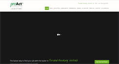 Desktop Screenshot of proact-consulting.de