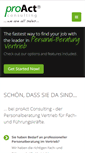 Mobile Screenshot of proact-consulting.de