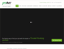Tablet Screenshot of proact-consulting.de